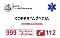 Logo koperty życia w gminie Czarna Białostocka